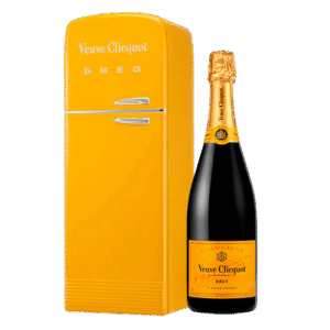 Vinho Champagne Branco Veuve Clicquot Fridge SMEG Yellow Label Brut